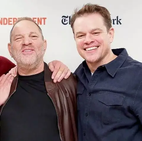 Matt Damon and Weinstein