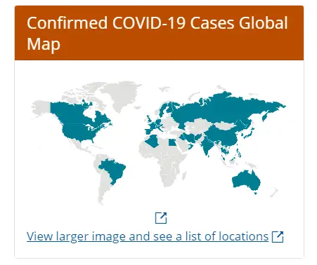 CDC COVID19 Map