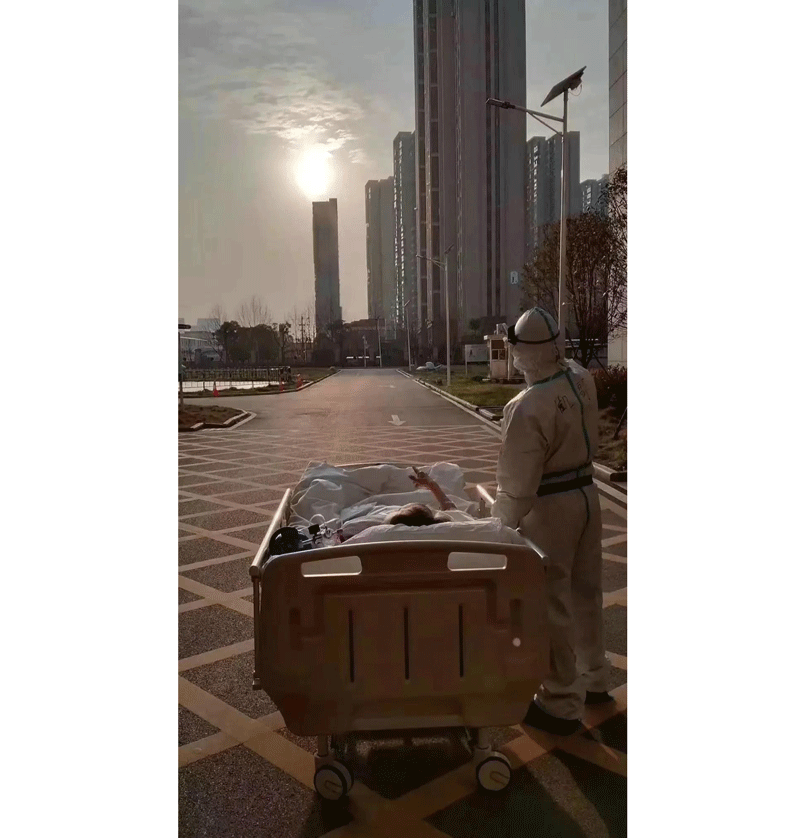 Wuhan Patient Watching Sunset