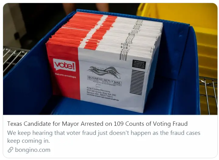 Texas voting fraud