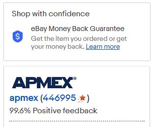 APMEX on eBay